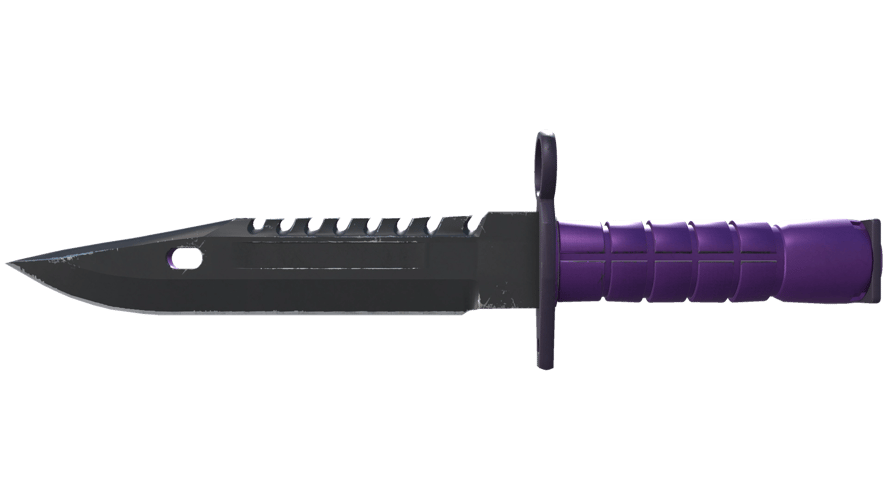 ★ StatTrak™ M9 Bayonet | Ultraviolet (Minimal Wear)