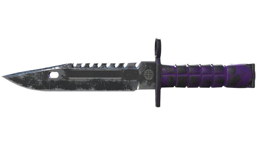 ★ StatTrak™ M9 Bayonet | Ultraviolet (Well-Worn)