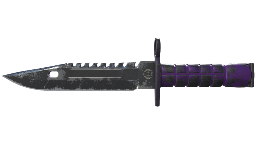 ★ StatTrak™ M9 Bayonet | Ultraviolet (Well-Worn)