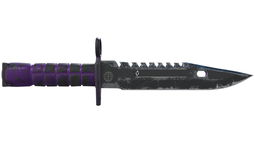 ★ StatTrak™ M9 Bayonet | Ultraviolet (Well-Worn)