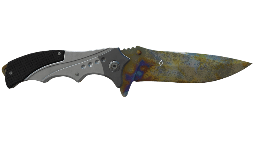 ★ StatTrak™ Nomad Knife | Case Hardened (Battle-Scarred)