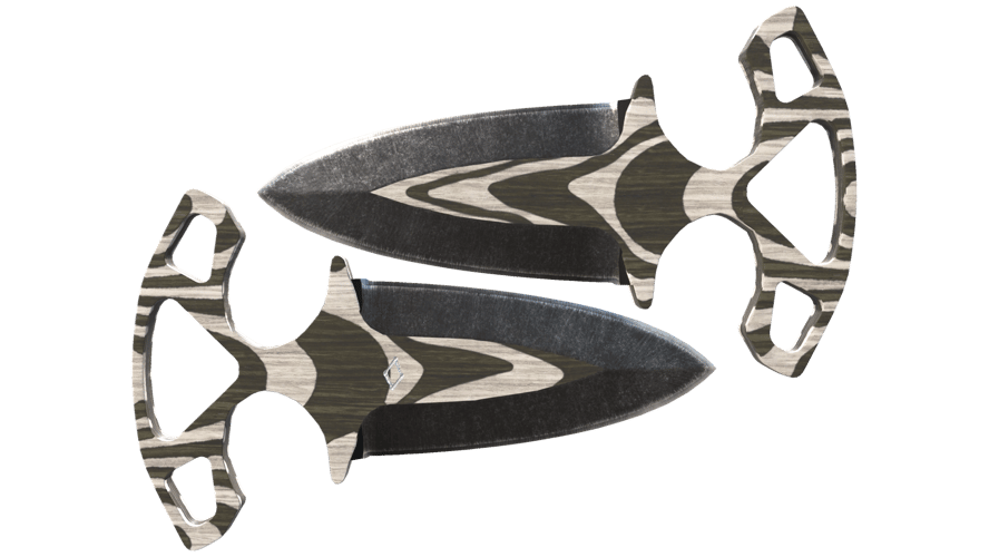 ★ StatTrak™ Shadow Daggers | Black Laminate (Minimal Wear)