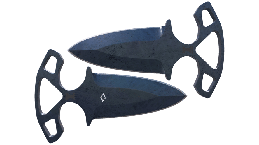 ★ StatTrak™ Shadow Daggers | Blue Steel (Field-Tested)