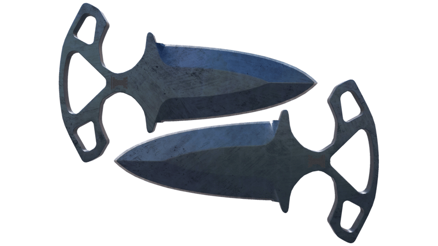 ★ StatTrak™ Shadow Daggers | Blue Steel (Minimal Wear)