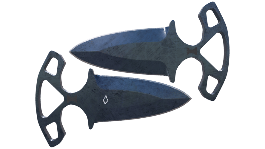 ★ StatTrak™ Shadow Daggers | Blue Steel (Minimal Wear)