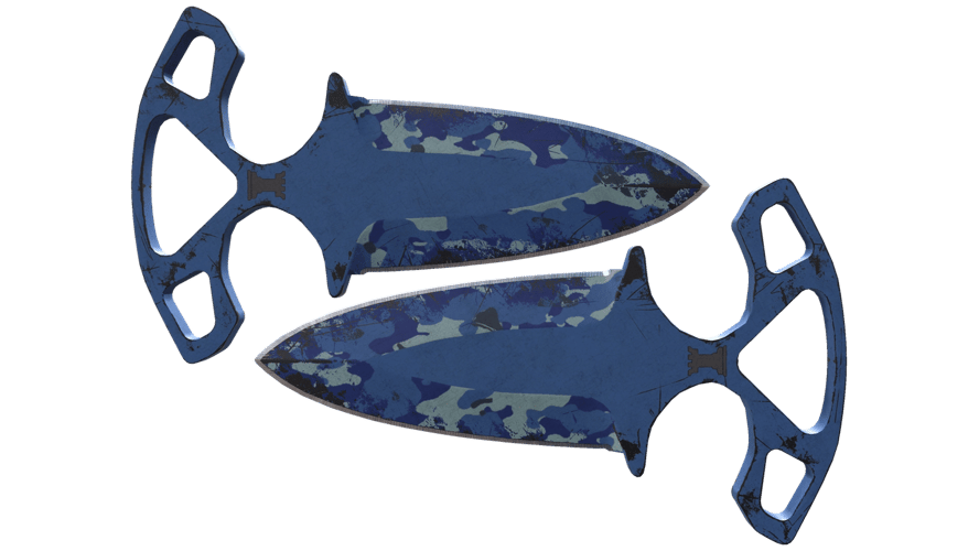 ★ StatTrak™ Shadow Daggers | Bright Water (Battle-Scarred)