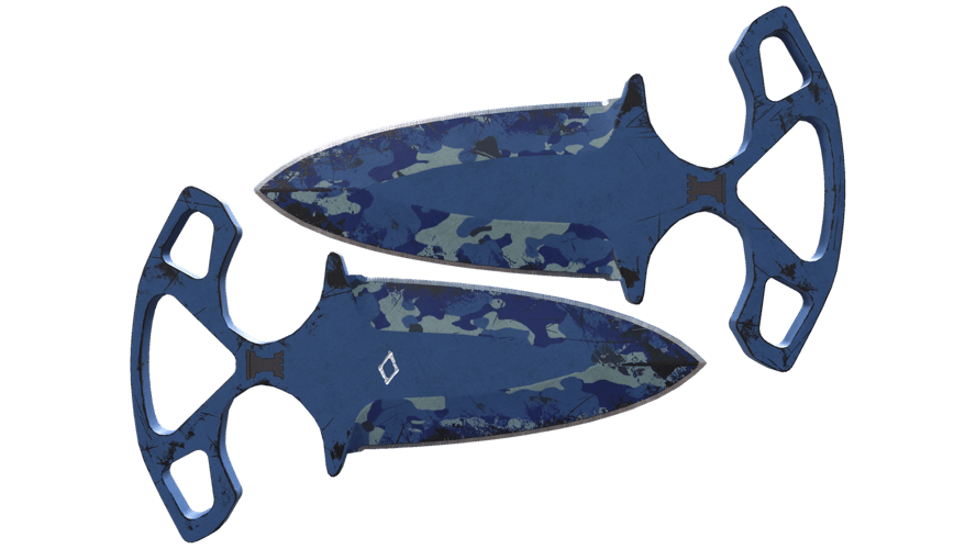★ StatTrak™ Shadow Daggers | Bright Water (Battle-Scarred)