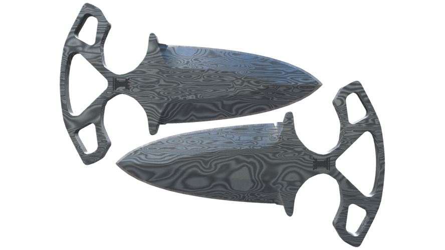 ★ StatTrak™ Shadow Daggers | Damascus Steel (Battle-Scarred)