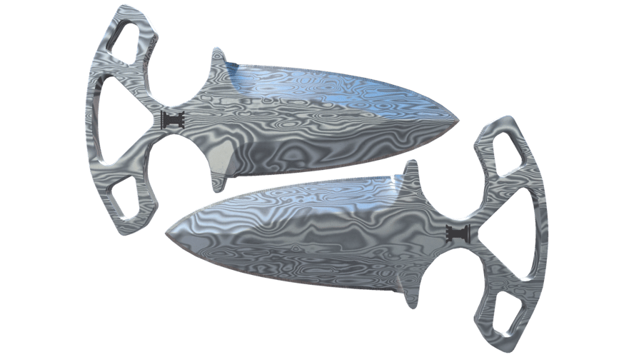★ StatTrak™ Shadow Daggers | Damascus Steel (Factory New)