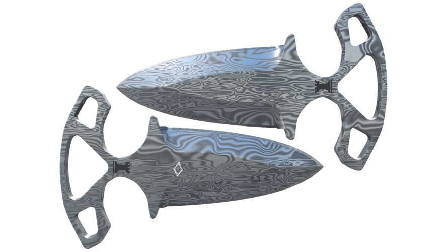 ★ StatTrak™ Shadow Daggers | Damascus Steel (Field-Tested)