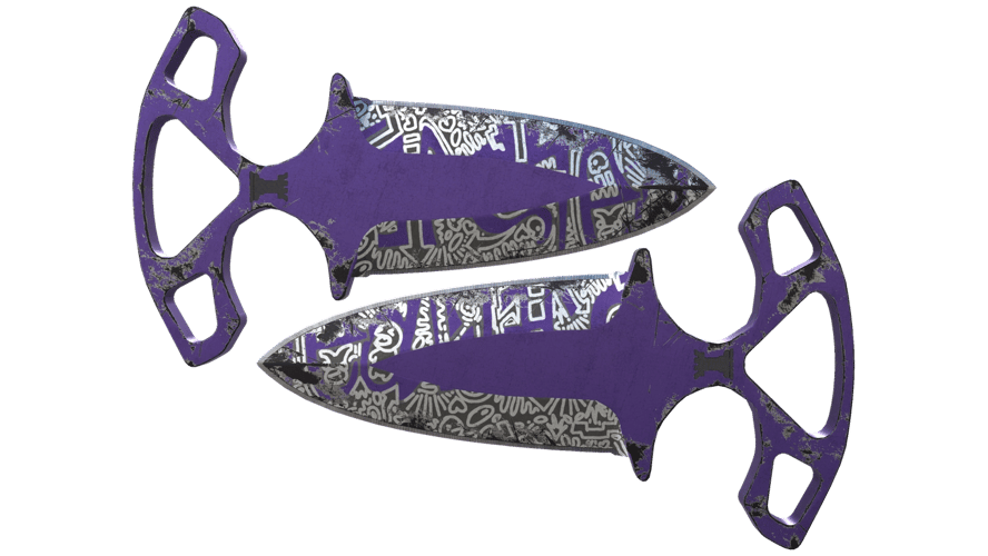 ★ StatTrak™ Shadow Daggers | Freehand (Battle-Scarred)
