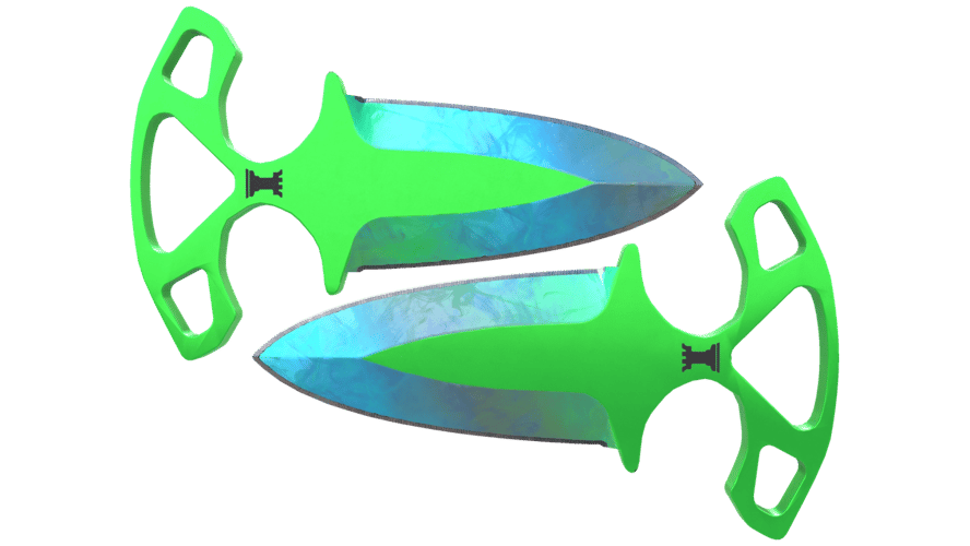 ★ StatTrak™ Shadow Daggers | Gamma Doppler Phase 3 (Factory New)
