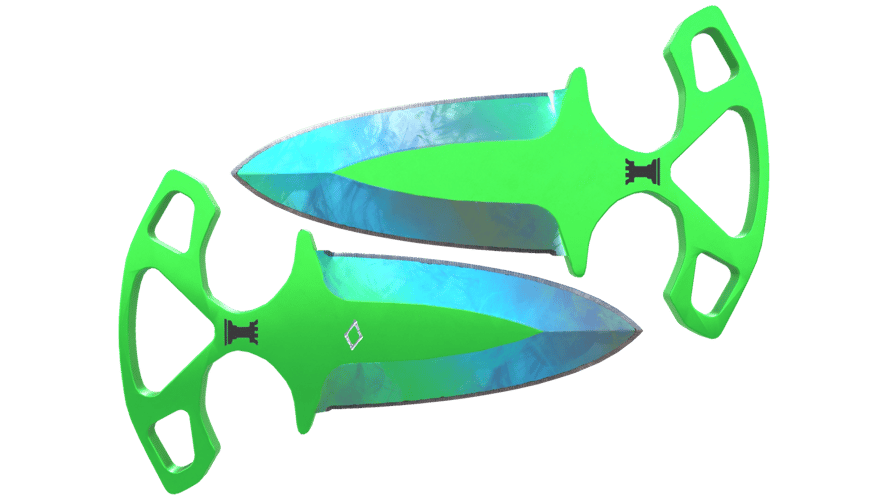★ StatTrak™ Shadow Daggers | Gamma Doppler Phase 3 (Factory New)