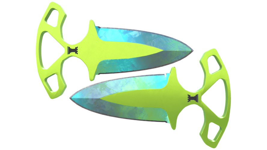 ★ StatTrak™ Shadow Daggers | Gamma Doppler Phase 4 (Factory New)