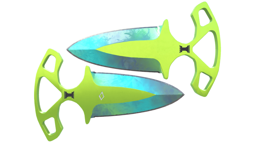 ★ StatTrak™ Shadow Daggers | Gamma Doppler Phase 4 (Factory New)