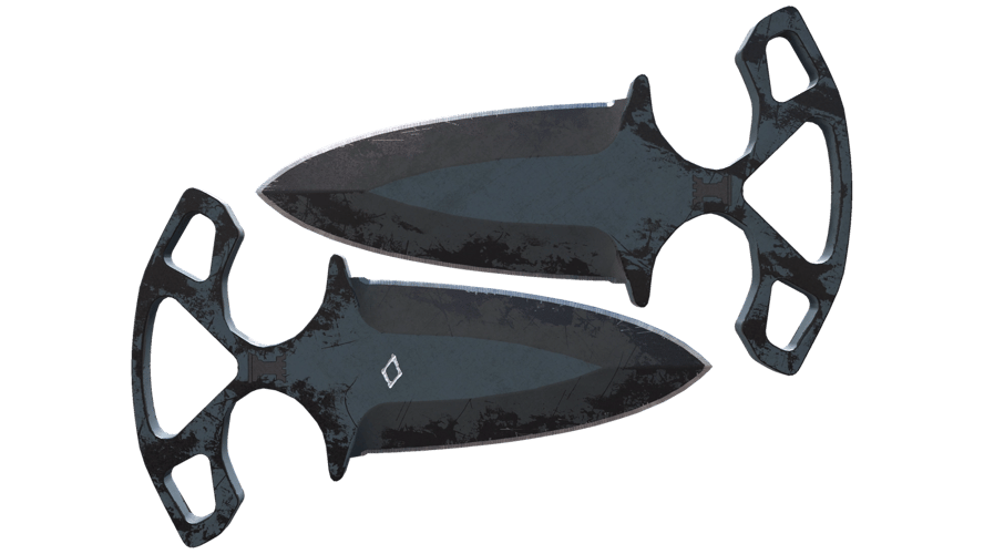 ★ StatTrak™ Shadow Daggers | Night (Battle-Scarred)