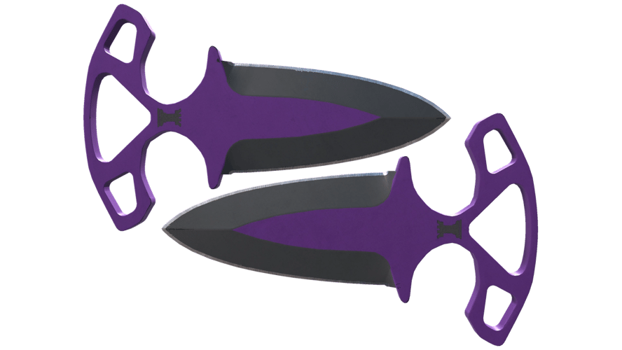 ★ StatTrak™ Shadow Daggers | Ultraviolet (Minimal Wear)