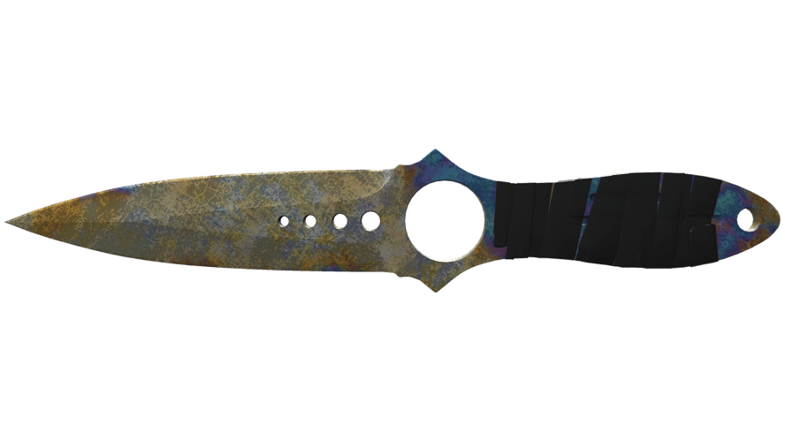 ★ StatTrak™ Skeleton Knife | Case Hardened (Battle-Scarred)