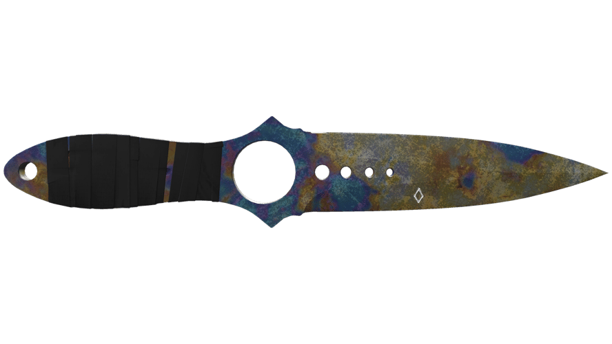 ★ StatTrak™ Skeleton Knife | Case Hardened (Battle-Scarred)