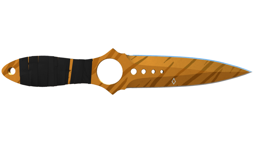 ★ StatTrak™ Skeleton Knife | Tiger Tooth (Minimal Wear)