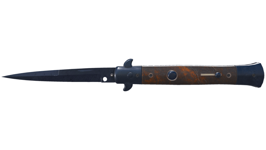 ★ StatTrak™ Stiletto Knife | Blue Steel (Battle-Scarred)