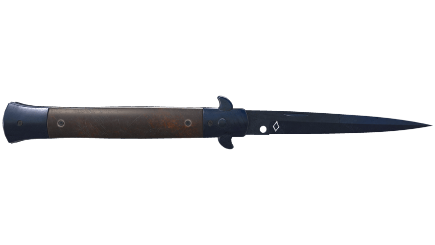 ★ StatTrak™ Stiletto Knife | Blue Steel (Battle-Scarred)
