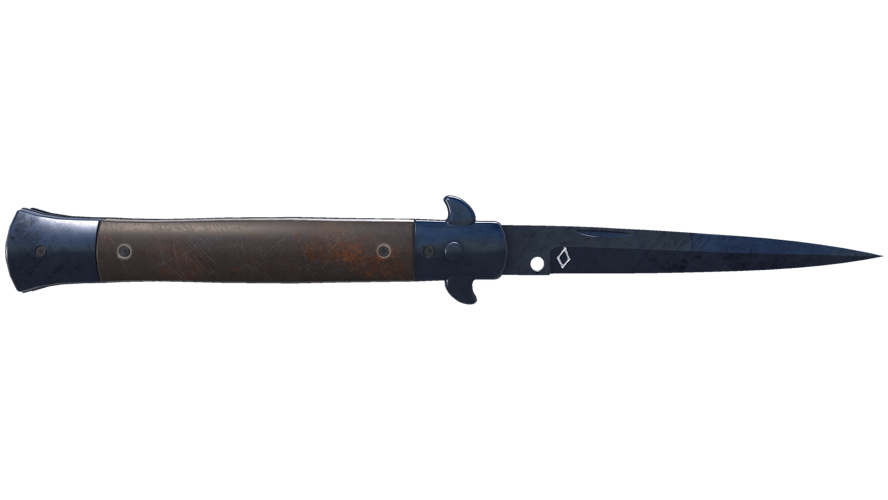 ★ StatTrak™ Stiletto Knife | Blue Steel (Well-Worn)