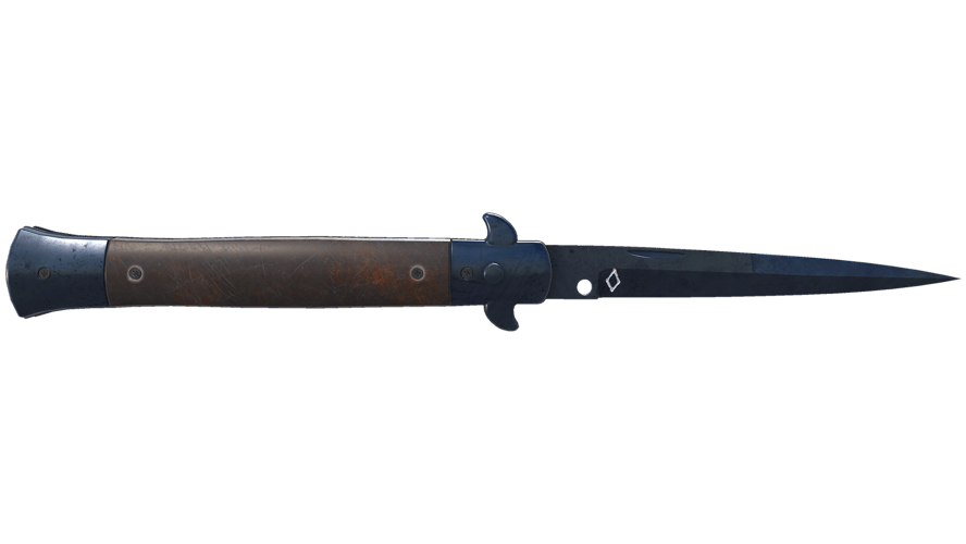 ★ StatTrak™ Stiletto Knife | Blue Steel (Well-Worn)