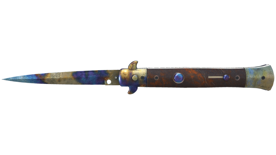 ★ StatTrak™ Stiletto Knife | Case Hardened (Well-Worn)