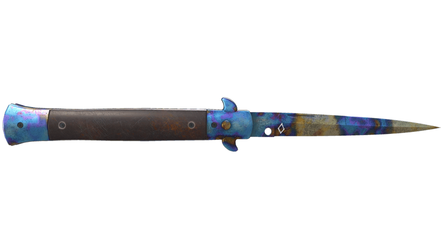 ★ StatTrak™ Stiletto Knife | Case Hardened (Well-Worn)