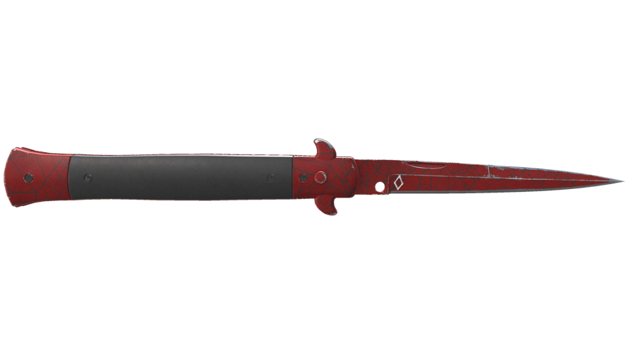 ★ StatTrak™ Stiletto Knife | Crimson Web (Field-Tested)