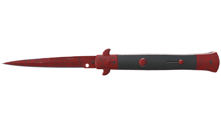 ★ StatTrak™ Stiletto Knife | Crimson Web (Field-Tested)