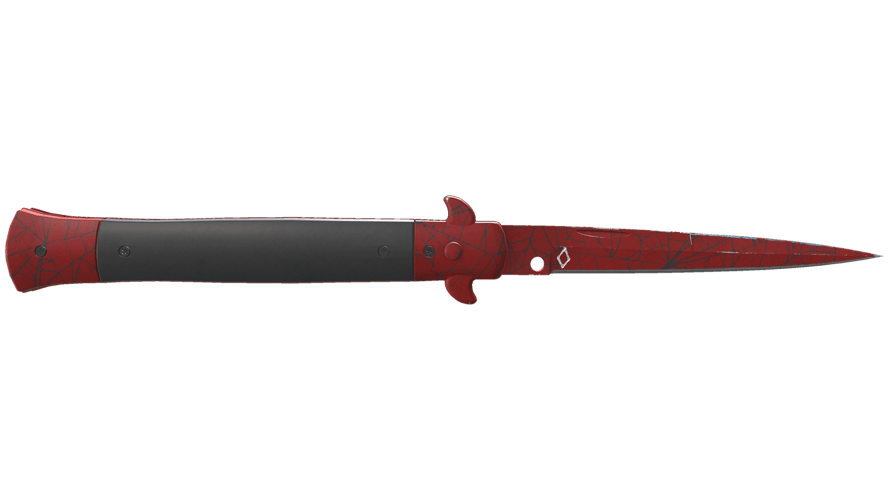 ★ StatTrak™ Stiletto Knife | Crimson Web (Field-Tested)
