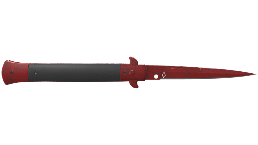 ★ StatTrak™ Stiletto Knife | Crimson Web (Field-Tested)