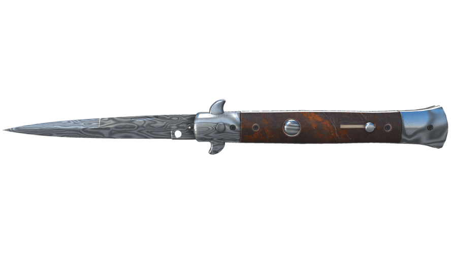 ★ StatTrak™ Stiletto Knife | Damascus Steel (Field-Tested)