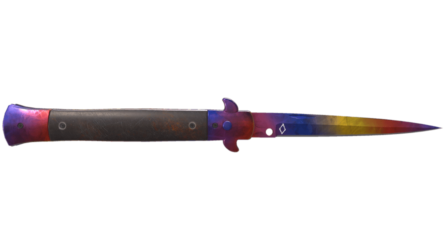 ★ StatTrak™ Stiletto Knife | Marble Fade (Factory New)