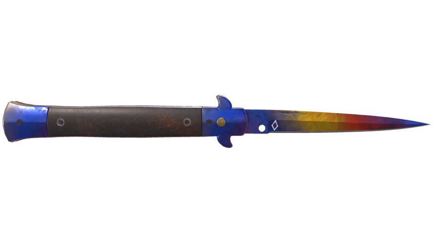 ★ StatTrak™ Stiletto Knife | Marble Fade (Factory New)