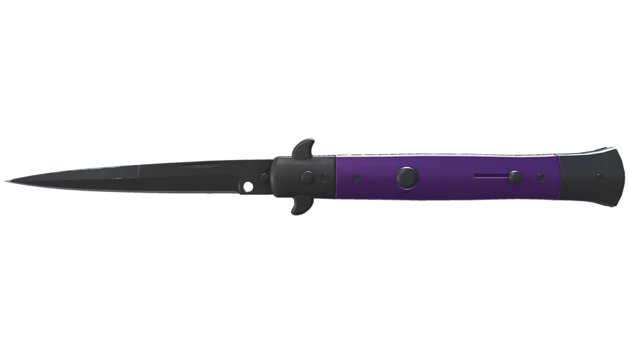 ★ StatTrak™ Stiletto Knife | Ultraviolet (Minimal Wear)