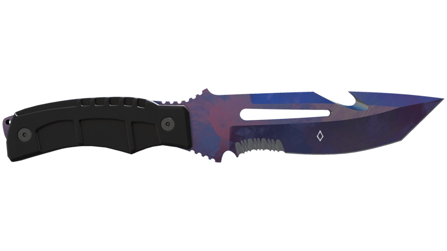 ★ StatTrak™ Survival Knife | Doppler Black Pearl (Factory New)