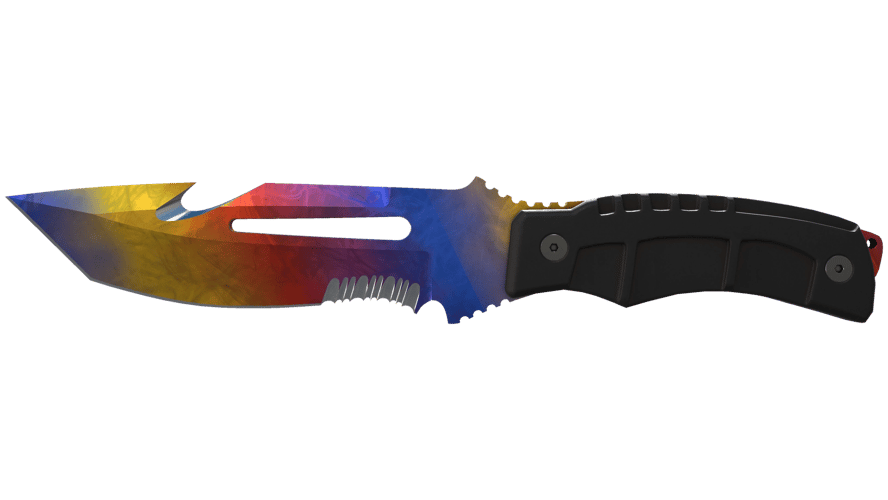★ StatTrak™ Survival Knife | Marble Fade (Minimal Wear)