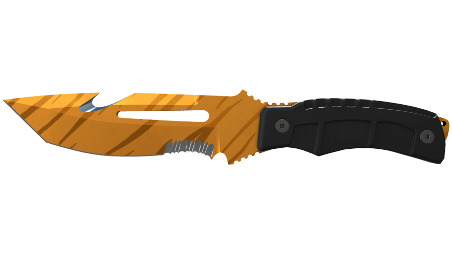 ★ StatTrak™ Survival Knife | Tiger Tooth (Factory New)