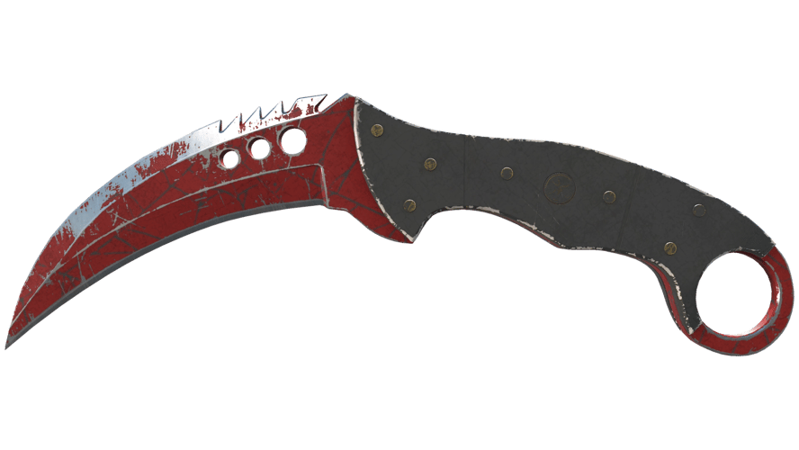 ★ StatTrak™ Talon Knife | Crimson Web (Battle-Scarred)