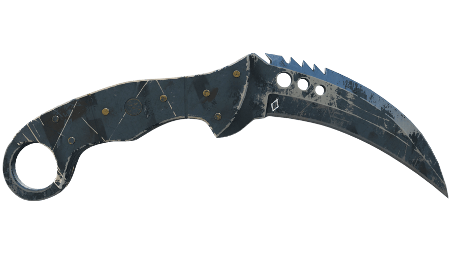 ★ StatTrak™ Talon Knife | Night Stripe (Battle-Scarred)