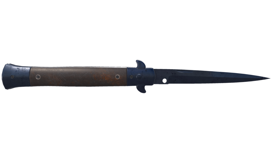 ★ Stiletto Knife | Blue Steel (Battle-Scarred)