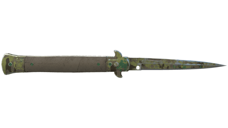 ★ Stiletto Knife | Boreal Forest (Battle-Scarred)