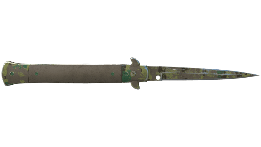 ★ Stiletto Knife | Boreal Forest (Battle-Scarred)