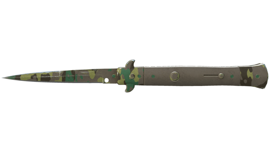 ★ Stiletto Knife | Boreal Forest (Well-Worn)