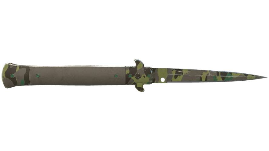 ★ Stiletto Knife | Boreal Forest (Well-Worn)