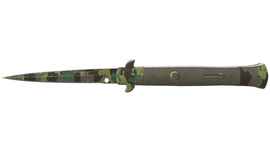 ★ Stiletto Knife | Boreal Forest (Well-Worn)
