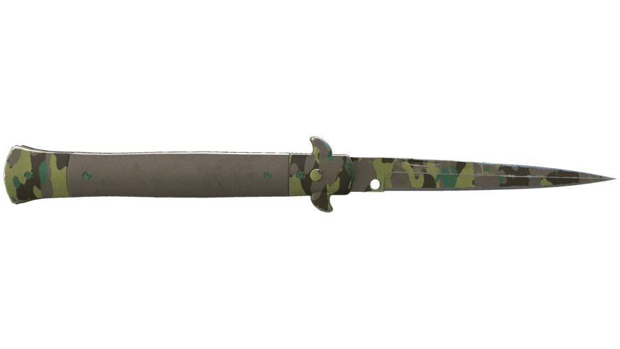 ★ Stiletto Knife | Boreal Forest (Well-Worn)